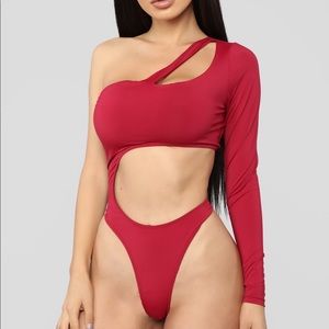 Fashionova red swimsuit